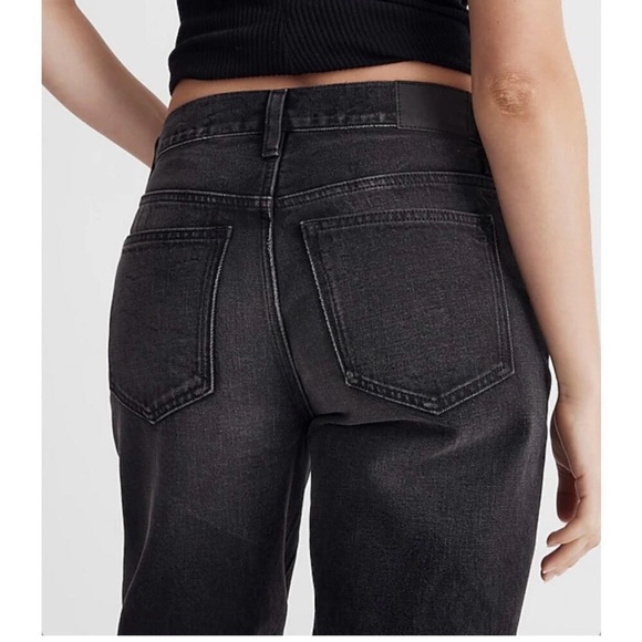 NWT Madewell Low-Slung Straight Jeans Kent Wash Size 28 - Picture 4 of 11